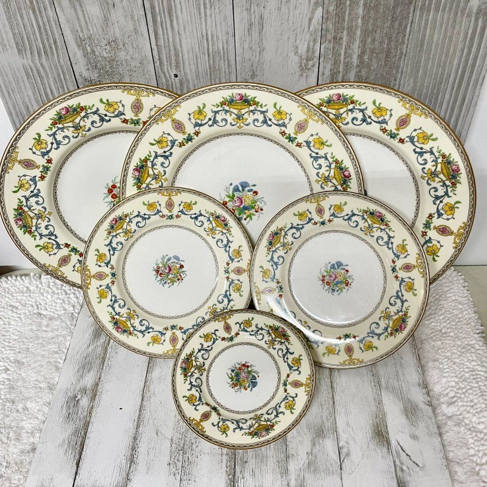 Vintage Talbot by MINTON 6 Plates England